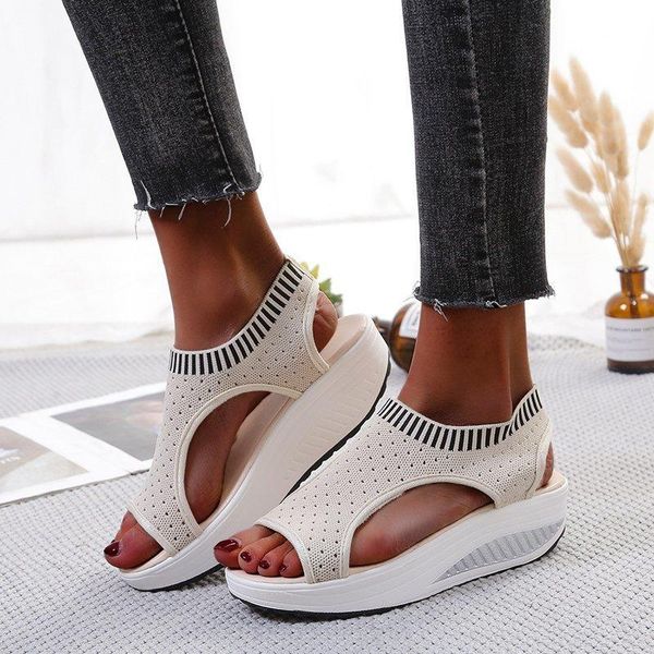sandals female summer style casual shoes flying woven women comfortable breathable beach, Black
sandals female summer style casual shoes flying woven women comfortable breathable beach, Black