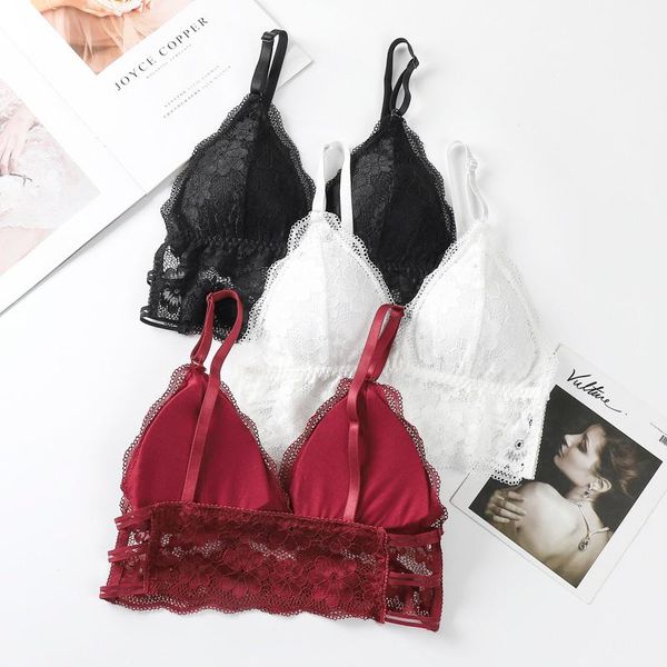 bras french lace for women push up bra bralette lingerie side hollow brassiere female underwear vest top, Red;black
bras french lace for women push up bra bralette lingerie side hollow brassiere female underwear vest top, Red;black