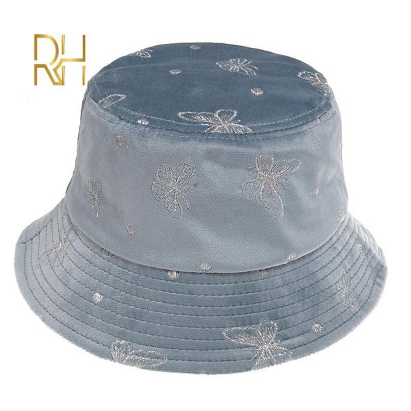 fashion butterfly embroidery bucket hats for women panama fishing hat hip hop cap basin chapeau rh wide brim, Blue;gray
fashion butterfly embroidery bucket hats for women panama fishing hat hip hop cap basin chapeau rh wide brim, Blue;gray