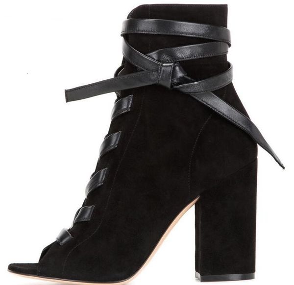 boots selling womens black peep toe wintage suede ankle strap leather bootie band type square heels short 3cy8
boots selling womens black peep toe wintage suede ankle strap leather bootie band type square heels short 3cy8