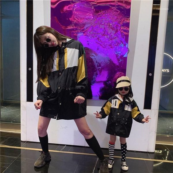 family matching outfits spring and summer children's clothing mom dad windbreaker color fashionable mid-length tooling style girl jacke, Blue
family matching outfits spring and summer children's clothing mom dad windbreaker color fashionable mid-length tooling style girl jacke, Blue