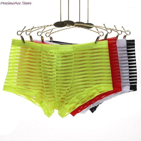 underpants 2021 men boxer mens underwear boxers stripe men's mesh transparent low waist ultra-thin ice silk breathable, Black;white
underpants 2021 men boxer mens underwear boxers stripe men's mesh transparent low waist ultra-thin ice silk breathable, Black;white