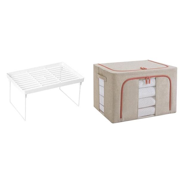 2pcs stacking cabinet shelf rack steel metal leg - cupboard, plate, dish, counter & pantry organizer organization kitchen storage
2pcs stacking cabinet shelf rack steel metal leg - cupboard, plate, dish, counter & pantry organizer organization kitchen storage