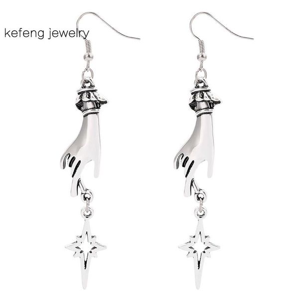 dangle & chandelier exaggerate big long earrings wicca celestial oracle hand brincos star jewelry for women gothic piercing, Silver
dangle & chandelier exaggerate big long earrings wicca celestial oracle hand brincos star jewelry for women gothic piercing, Silver