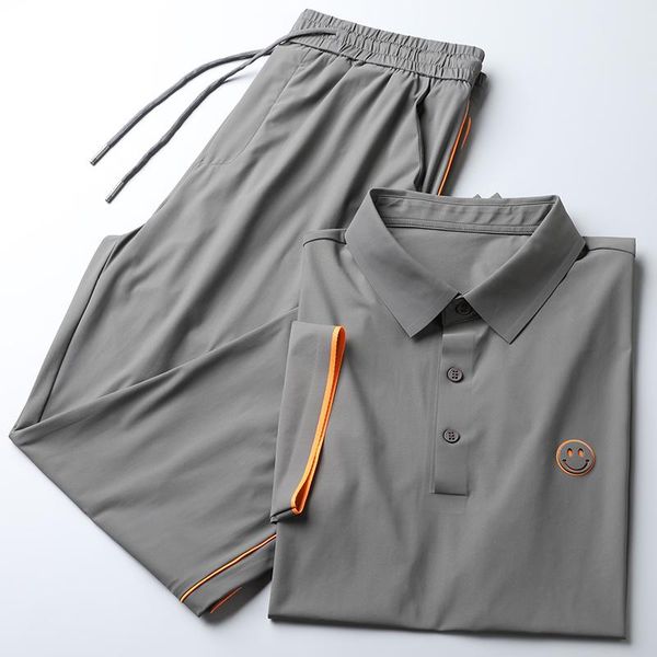 men's tracksuits 2021 breathable fast dry ice cooling summer high end wire ultra thin leisure sports set 2 pieces, Gray
men's tracksuits 2021 breathable fast dry ice cooling summer high end wire ultra thin leisure sports set 2 pieces, Gray