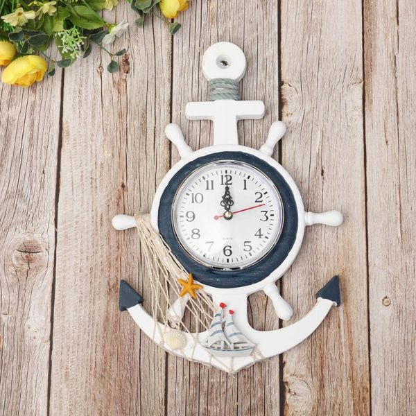wall clocks creative clock boat anchor mediterranean style hanging ship ornament for home (a style)
wall clocks creative clock boat anchor mediterranean style hanging ship ornament for home (a style)