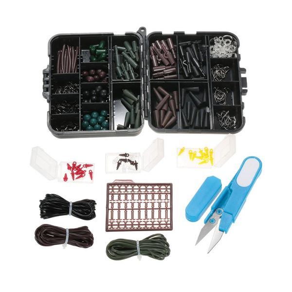 fishing accessories lixada 209pc/set carp tackle box bundle safety clips barrel swivels hooks block beads sleeves tubes for hair rigs
fishing accessories lixada 209pc/set carp tackle box bundle safety clips barrel swivels hooks block beads sleeves tubes for hair rigs