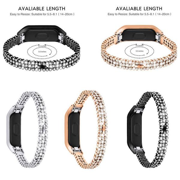 watch bands band strap round shiny rhinestones decorative metal wristwatch bracelet replacement for samsung galaxy fit-e/sm-r375, Black;brown
watch bands band strap round shiny rhinestones decorative metal wristwatch bracelet replacement for samsung galaxy fit-e/sm-r375, Black;brown