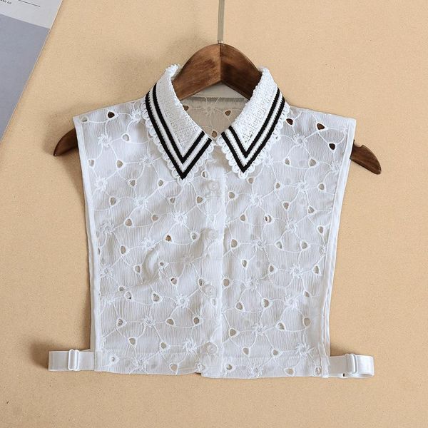 bow ties women cotton fake collar vintage hollow detachable shirt false lapel blouse neckwear clothes accessories, Black;gray
bow ties women cotton fake collar vintage hollow detachable shirt false lapel blouse neckwear clothes accessories, Black;gray
