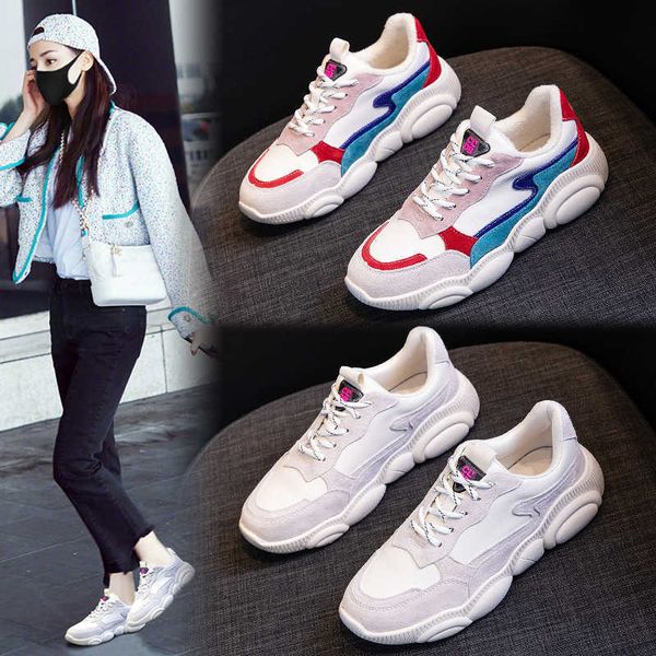 leather small white shoes women's 2021 autumn bear flat bottom casual versatile student dad, Black
leather small white shoes women's 2021 autumn bear flat bottom casual versatile student dad, Black