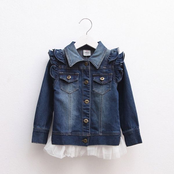 2021 Spring Autumn New Fashion 3 4 6 8 10 12 Years Fly Sleeve Lace Patchwork Teenage Children Clothing Denim Jackets For Girls, Blue
2021 Spring Autumn New Fashion 3 4 6 8 10 12 Years Fly Sleeve Lace Patchwork Teenage Children Clothing Denim Jackets For Girls, Blue