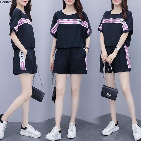 women's tracksuits houthion women two piece set print t shirts and short sets summer loose suit sleeve lady o-neck t-shirt + shorts sui, Gray
women's tracksuits houthion women two piece set print t shirts and short sets summer loose suit sleeve lady o-neck t-shirt + shorts sui, Gray