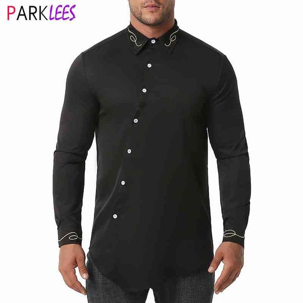 fashion embroidery mens western shirts slant button slim fit casual shirts men long sleeve cowboy festivals party camisas hombre 210522, White;black
fashion embroidery mens western shirts slant button slim fit casual shirts men long sleeve cowboy festivals party camisas hombre 210522, White;black