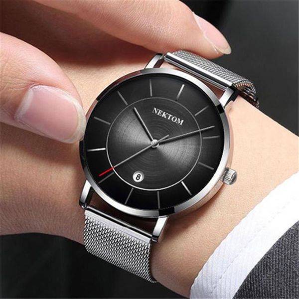 nektom men's watch waterproof quartz business luxury military casual sports watches men clock relogio masculino wristwatches, Slivery;brown
nektom men's watch waterproof quartz business luxury military casual sports watches men clock relogio masculino wristwatches, Slivery;brown