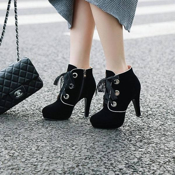 boots big size 9 10 11 12 women shoes ankle for ladies woman winter lace cross band thin with color, Black
boots big size 9 10 11 12 women shoes ankle for ladies woman winter lace cross band thin with color, Black