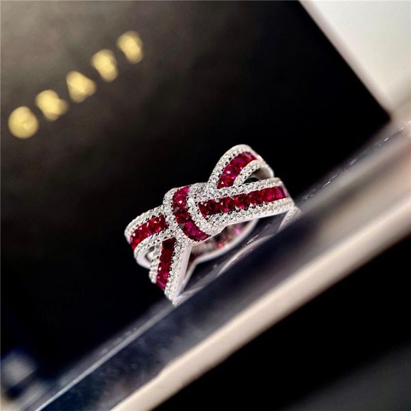 wedding rings luxury female rose red zircon stone ring classic silver color big engagement charm crystal bowknot for women, Slivery;golden
wedding rings luxury female rose red zircon stone ring classic silver color big engagement charm crystal bowknot for women, Slivery;golden