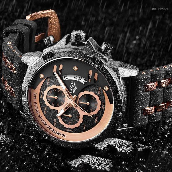 wristwatches 2021lige brand quartz men watches fashion genuine silicone chronograph watch clock for gentle male students reloj hombre, Slivery;brown
wristwatches 2021lige brand quartz men watches fashion genuine silicone chronograph watch clock for gentle male students reloj hombre, Slivery;brown
