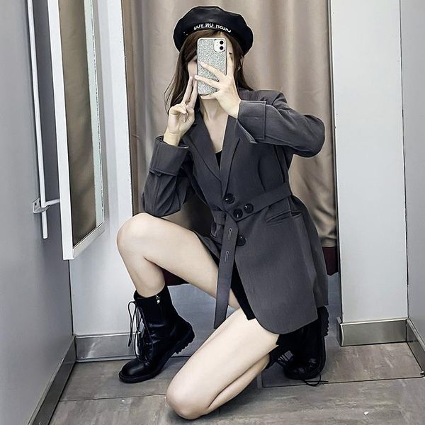 women's suits & blazers 2021 spring autumn women single breasted vintage gray blazer suit jacket office lady elegant british style slim, White;black
women's suits & blazers 2021 spring autumn women single breasted vintage gray blazer suit jacket office lady elegant british style slim, White;black
