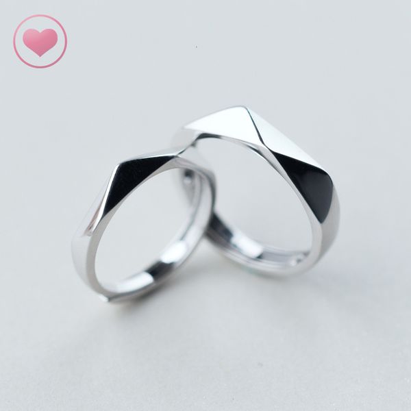 s925 men's and women's simple smooth cut open couple index finger ring j1987, Silver
s925 men's and women's simple smooth cut open couple index finger ring j1987, Silver