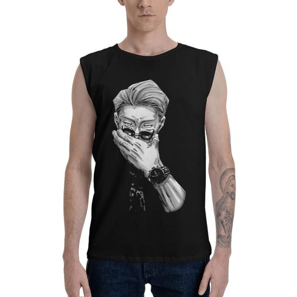 men' tank jujutsu kaisen anime kento nanami vest casual short sleeves t shirt men running gmy clothing training slim basketball tees, White;black
men' tank jujutsu kaisen anime kento nanami vest casual short sleeves t shirt men running gmy clothing training slim basketball tees, White;black