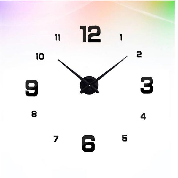 wall clocks 1pc acrylic clock fashion personality silent hanging diy for living room office without battery (black)
wall clocks 1pc acrylic clock fashion personality silent hanging diy for living room office without battery (black)