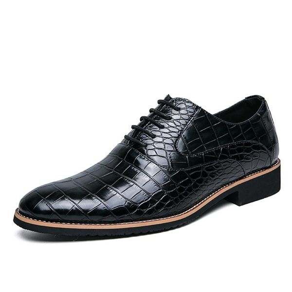 dress shoes oversize 38-47 men's fashion plaid leather male formal pointed toe lace-up, Black
dress shoes oversize 38-47 men's fashion plaid leather male formal pointed toe lace-up, Black