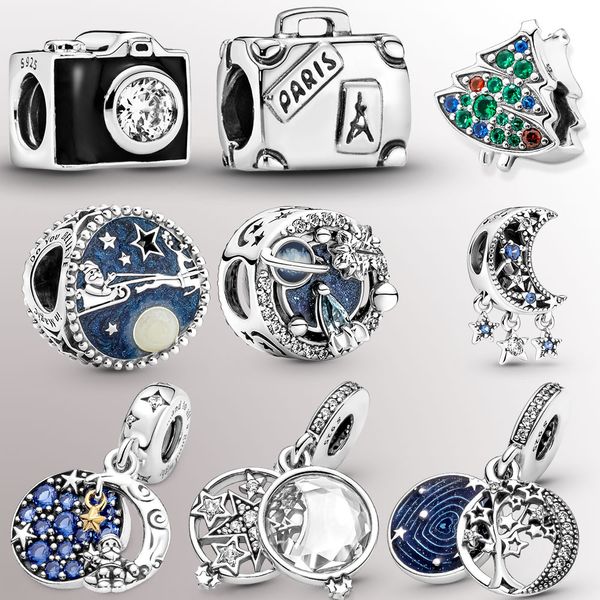 new 925 sterling silver charm starry sky charm christmas tree fit original braceletfor women gift, Black
new 925 sterling silver charm starry sky charm christmas tree fit original braceletfor women gift, Black