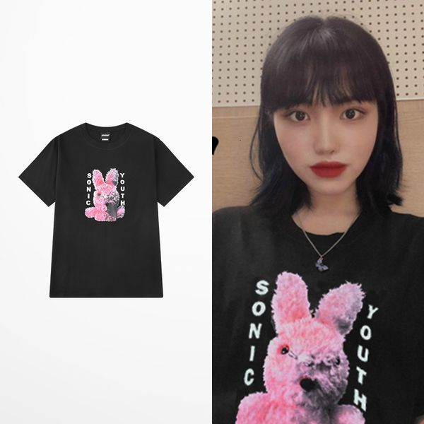 tee summer cotton pink bunny print retro male lovers black harajuku short t shirt homme, White;black
tee summer cotton pink bunny print retro male lovers black harajuku short t shirt homme, White;black