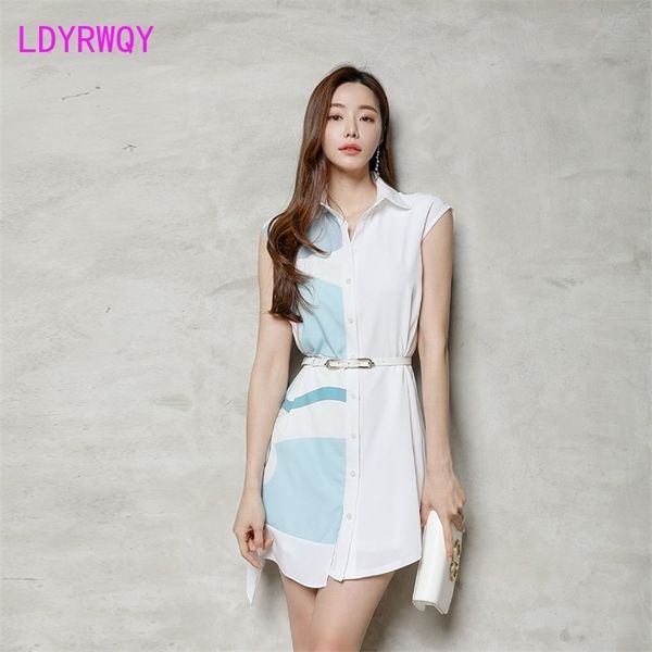 ldyrwqy korean temperament lapel single-breasted stitching fashion slim dress polyester office lady 210603, Black;gray
ldyrwqy korean temperament lapel single-breasted stitching fashion slim dress polyester office lady 210603, Black;gray