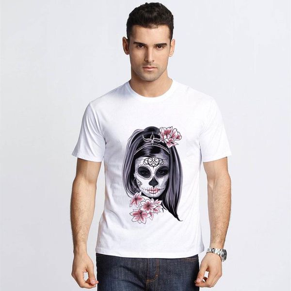 men's t-shirts sugar skull t shirt calavera girl printed tshirt dia de los muertos gift mexico party tee death angel cool horror, White;black
men's t-shirts sugar skull t shirt calavera girl printed tshirt dia de los muertos gift mexico party tee death angel cool horror, White;black