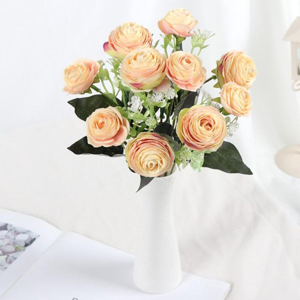 decorative flowers & wreaths 10 head/bouquet artificial silk real touch rose flower for wedding party home garden decoration valentines day
decorative flowers & wreaths 10 head/bouquet artificial silk real touch rose flower for wedding party home garden decoration valentines day