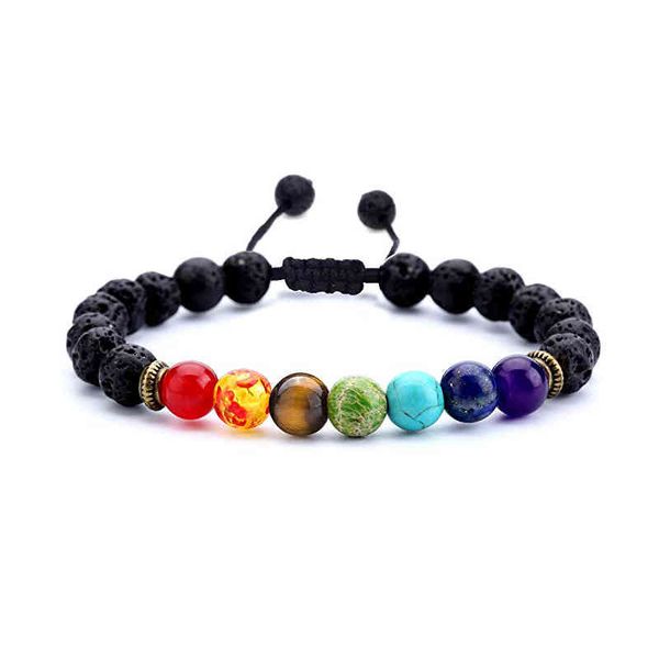 men women 8mm lava rock 7 chakras aromatherapy sential oil diffuser bracelets braided rope natural stone yoga beads bracelet, Golden;silver
men women 8mm lava rock 7 chakras aromatherapy sential oil diffuser bracelets braided rope natural stone yoga beads bracelet, Golden;silver