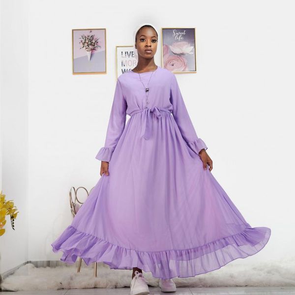 ethnic clothing eid muslim dress prayer garment abaya pure color chiffon fresh temperament long robe islamic women's without headscarf, Red
ethnic clothing eid muslim dress prayer garment abaya pure color chiffon fresh temperament long robe islamic women's without headscarf, Red
