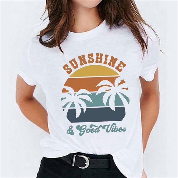 beach holiday fashion streetwear womens t shirt 90s print graphic female tee, White
beach holiday fashion streetwear womens t shirt 90s print graphic female tee, White