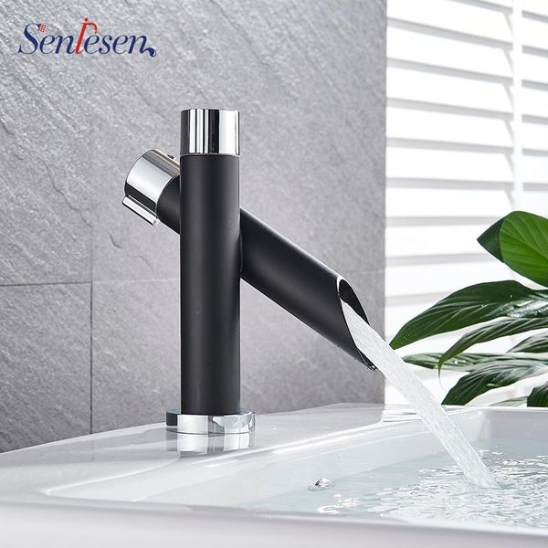 senlesen waterfall bathroom basin faucet black chrome brass vanity sink mixer tap deck mounted & cold water faucets
senlesen waterfall bathroom basin faucet black chrome brass vanity sink mixer tap deck mounted & cold water faucets