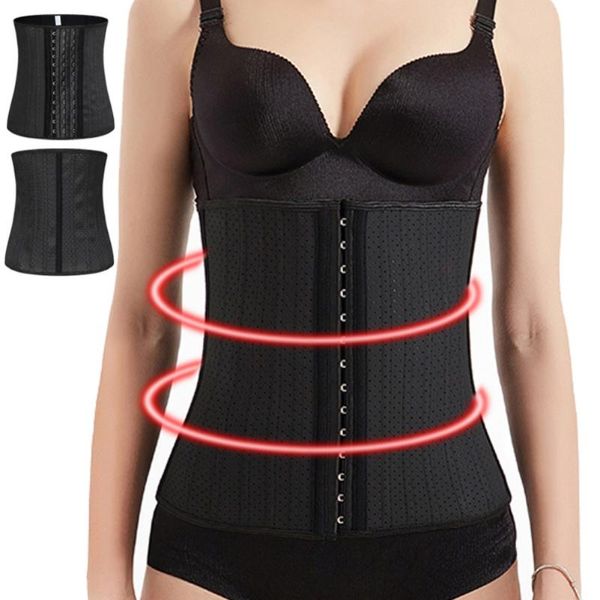 women's shapers latex waist trainer corset belly slimming underwear belt sheath body shaper modeling strap 30 punching cincher, Black;white
women's shapers latex waist trainer corset belly slimming underwear belt sheath body shaper modeling strap 30 punching cincher, Black;white