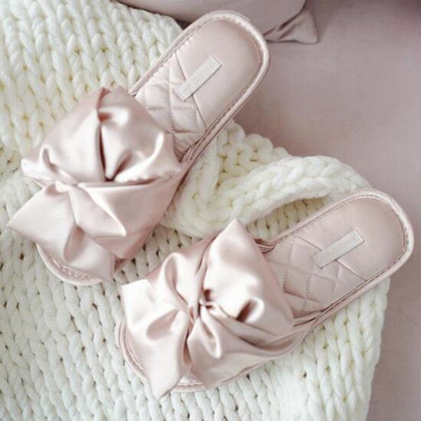 fashion satin imitate silk bow peep toe home slippers women sandals slip on shoes bedroom flip flops ll875, Black
fashion satin imitate silk bow peep toe home slippers women sandals slip on shoes bedroom flip flops ll875, Black
