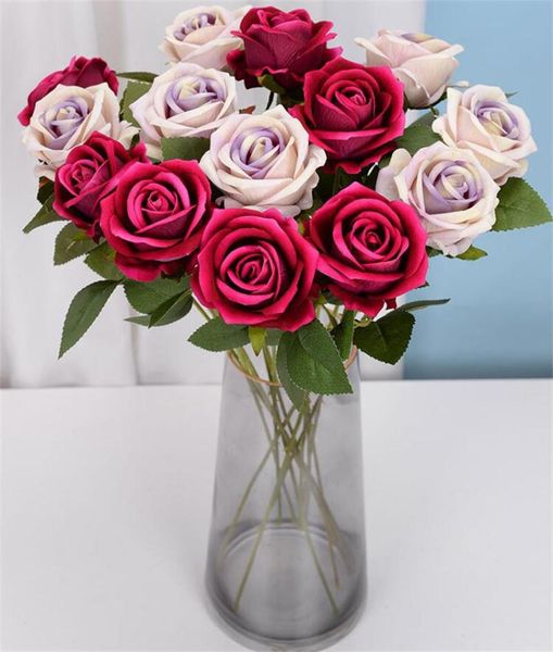 decorative flowers & wreaths 1pc red rose flannel artificial flower fashion home decoration for wedding indoor simulation
decorative flowers & wreaths 1pc red rose flannel artificial flower fashion home decoration for wedding indoor simulation