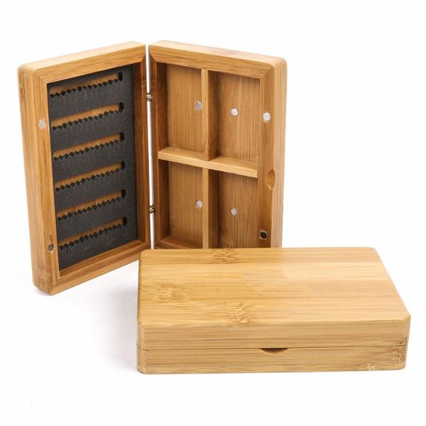 bamboo fishing box with slit foam insert super small portable wooden fish tackle boxes flies hook fishhook pesca iscas case accessories
bamboo fishing box with slit foam insert super small portable wooden fish tackle boxes flies hook fishhook pesca iscas case accessories