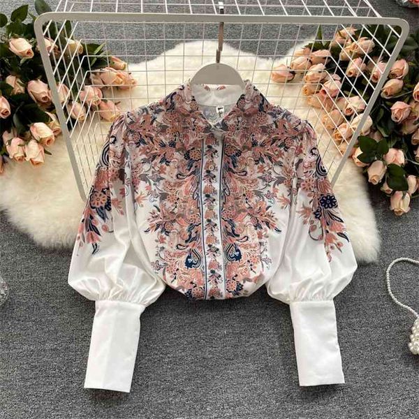 women print retro long sleeve slim fit fashion shirt camisas mujer clothes korean ropa de blouse s807 210527, White
women print retro long sleeve slim fit fashion shirt camisas mujer clothes korean ropa de blouse s807 210527, White