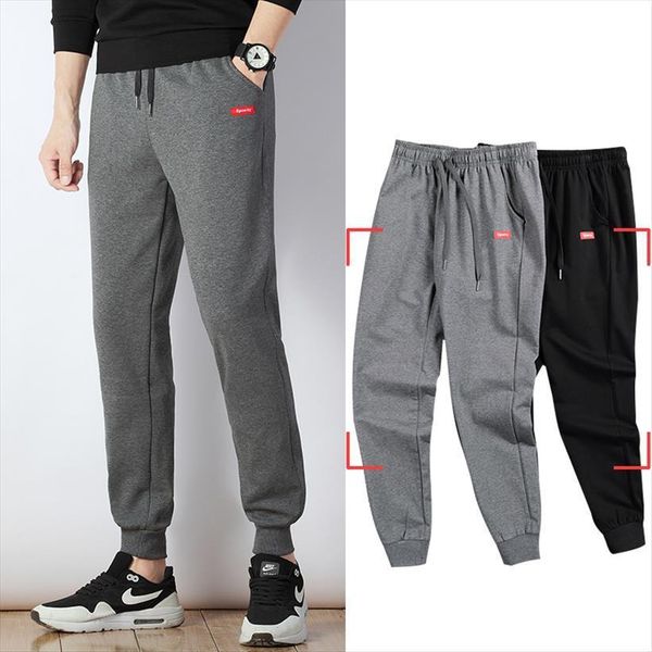 sweatpants spring harem male women pants plus size cotton sports trousers jogger bodybuilding pencil fitness gyms, Black 
sweatpants spring harem male women pants plus size cotton sports trousers jogger bodybuilding pencil fitness gyms, Black
