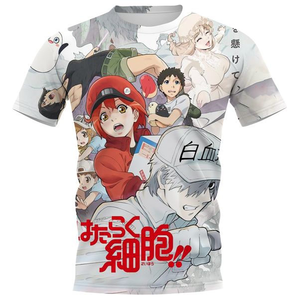 cloocl anime cells at work 3d printed t-shirts mens casual clothes slim short sleeve hip-hop style t shirts teens, White;black
cloocl anime cells at work 3d printed t-shirts mens casual clothes slim short sleeve hip-hop style t shirts teens, White;black