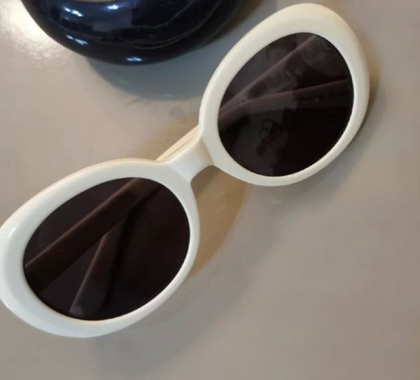 fashion oval sunglasses white grey lens 54mm sun glasses gafas de sol sonnenbrille sunglasses with box, White;black
fashion oval sunglasses white grey lens 54mm sun glasses gafas de sol sonnenbrille sunglasses with box, White;black