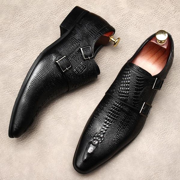double monk strap men luxury dress shoes genuine leather wingtip mens oxford wedding business black formal
double monk strap men luxury dress shoes genuine leather wingtip mens oxford wedding business black formal