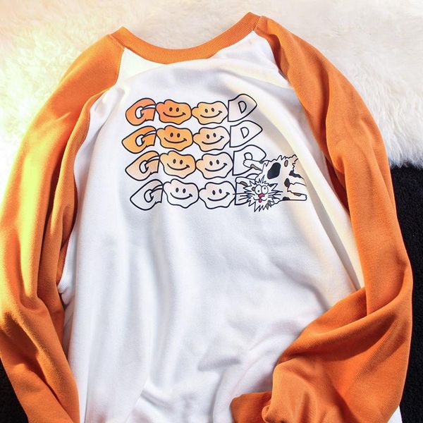 women's hoodies & sweatshirts designer raglan sleeve letter printed sweatshirt women long 2021 hip hop casual streetwear fashion teens, Black
women's hoodies & sweatshirts designer raglan sleeve letter printed sweatshirt women long 2021 hip hop casual streetwear fashion teens, Black
