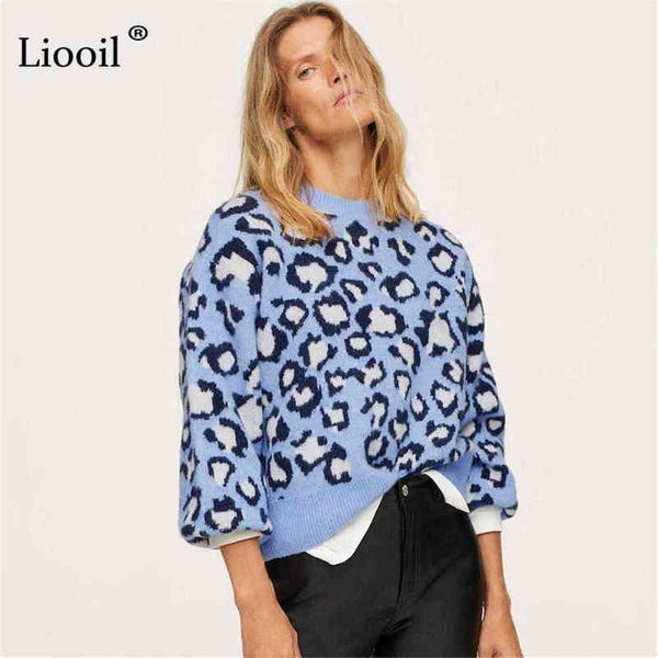warm knitted sweater jumper women leopard print blue knitting pull streetwear knitwear thick winter pullover sweaters 211217, White;black
warm knitted sweater jumper women leopard print blue knitting pull streetwear knitwear thick winter pullover sweaters 211217, White;black