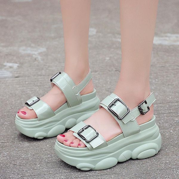 wedge sandals women shoes summer height increase street style metal buckle open toe sandales 2021, Black
wedge sandals women shoes summer height increase street style metal buckle open toe sandales 2021, Black