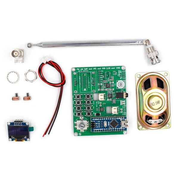 radio si4732 all band fm am (mw and sw) ssb with speaker battery