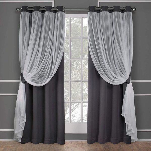 curtain & drapes black blackout curtains for bedroom living room thermal insulated white sheer lace princess window treatment
curtain & drapes black blackout curtains for bedroom living room thermal insulated white sheer lace princess window treatment