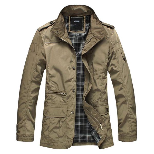 men's jackets arrival autumn and winter outwear stand collar lined casual trench coat classical windbreaker waterproof, Black;brown
men's jackets arrival autumn and winter outwear stand collar lined casual trench coat classical windbreaker waterproof, Black;brown